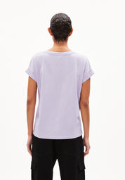 T-Shirt aus Bio-Baumwolle - 2680-lavender light - Violett