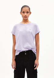 T-Shirt aus Bio-Baumwolle - 2680-lavender light - Violett