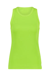 Geripptes Tanktop - 2677-super lime - Grün