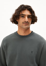 Sweatshirt Regular Fit aus Baumwolle - 2682-space steel - Grau