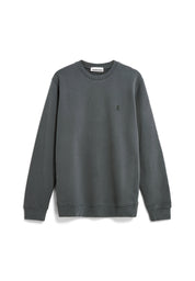 Sweatshirt Regular Fit aus Baumwolle - 2682-space steel - Grau