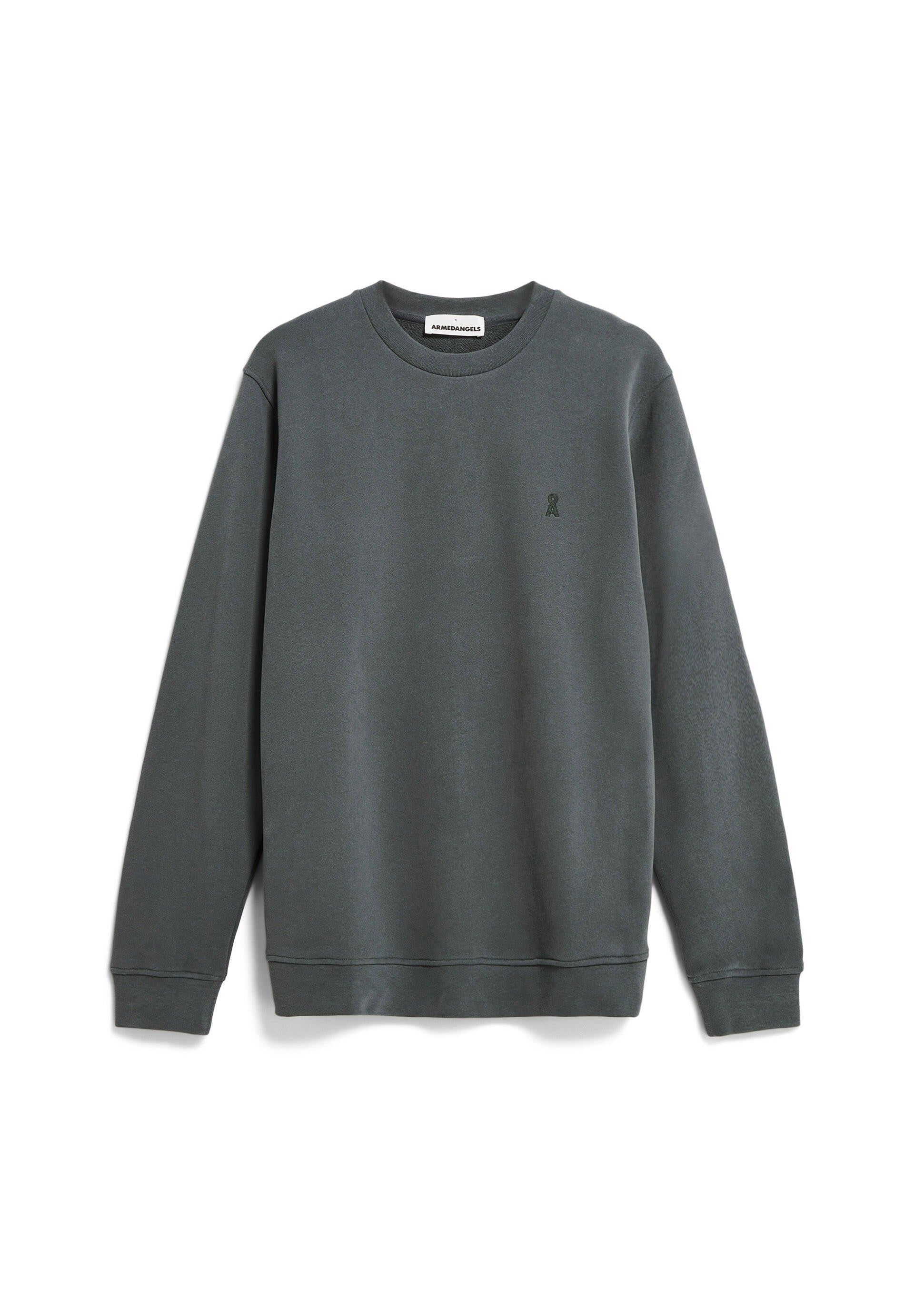 Sweatshirt Regular Fit aus Baumwolle - 2682-space steel - Grau