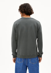 Sweatshirt Regular Fit aus Baumwolle - 2682-space steel - Grau