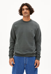 Sweatshirt Regular Fit aus Baumwolle - 2682-space steel - Grau