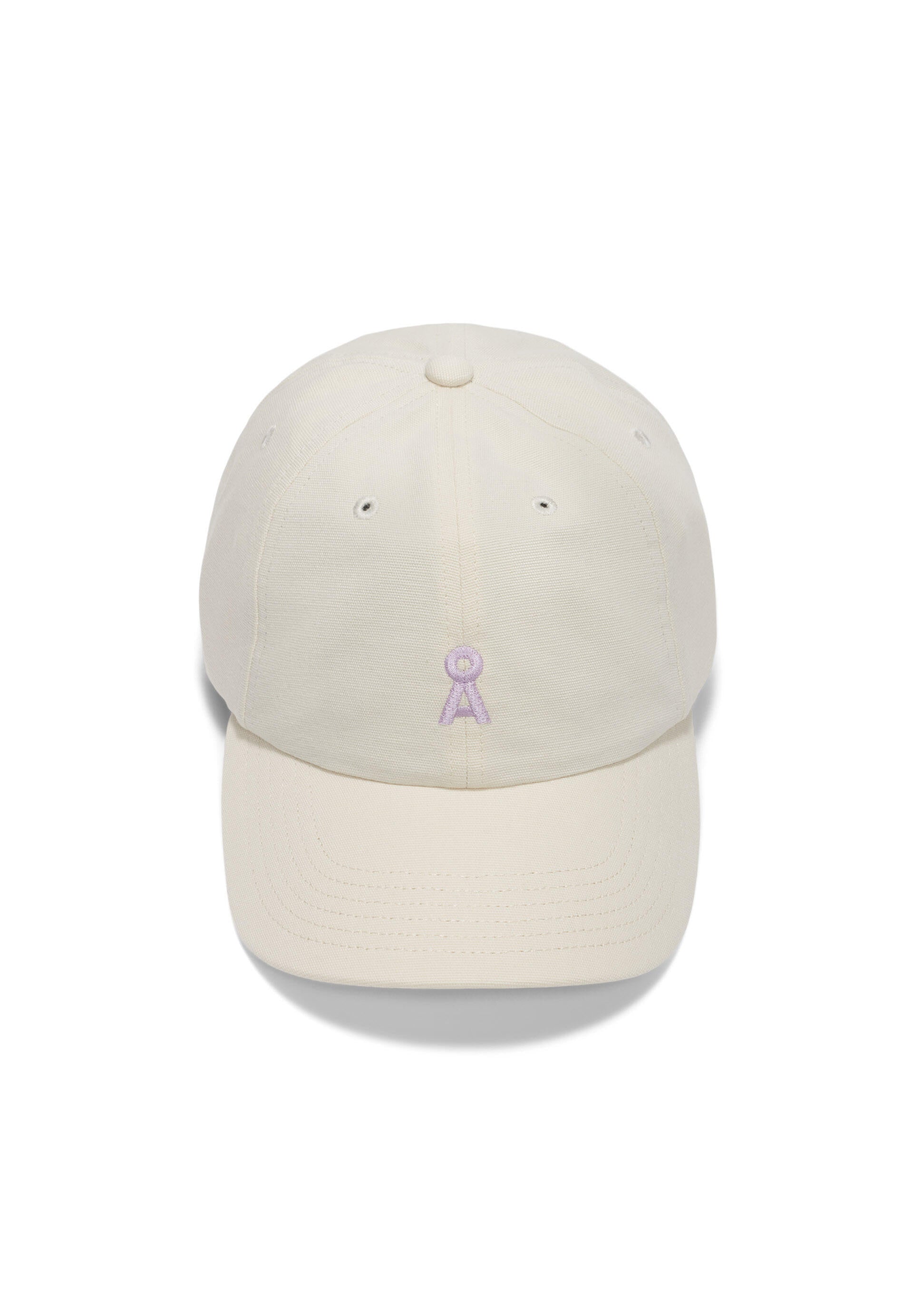 Cap aus Bio-Baumwolle - 2703-oatmilk-lavender light - Beige