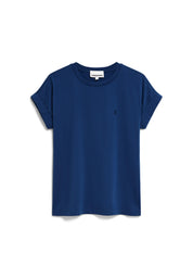 T-Shirt aus Bio-Baumwolle - 2869-faded indigo - Blau