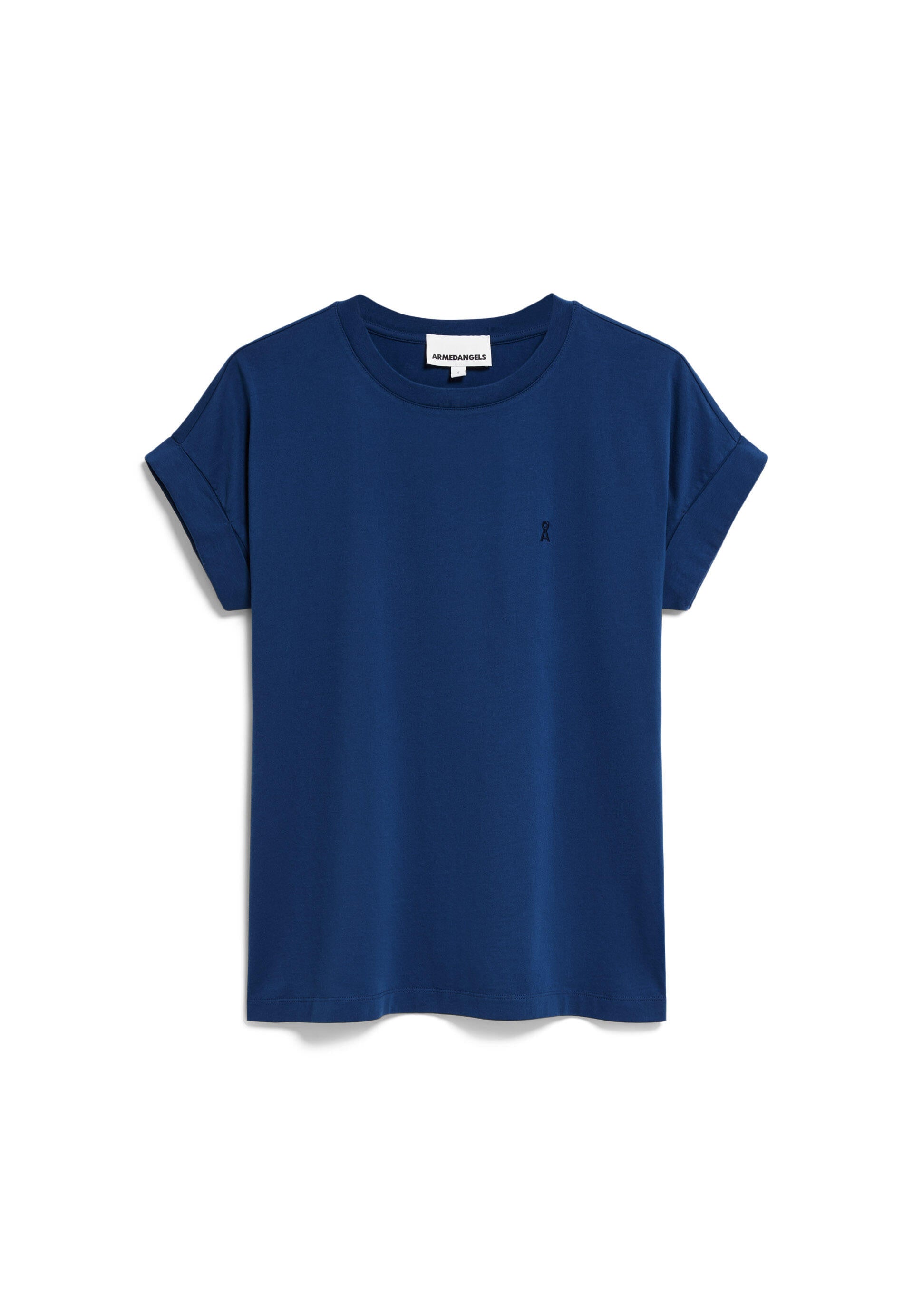 T-Shirt aus Bio-Baumwolle - 2869-faded indigo - Blau
