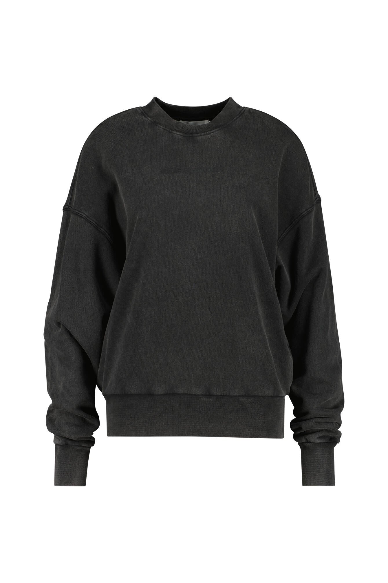 Oversized Sweatshirt - 105-black - Grau