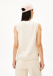 Stricktanktop aus Baumwollmix - 3152-oatmilk-light oatmilk - Beige