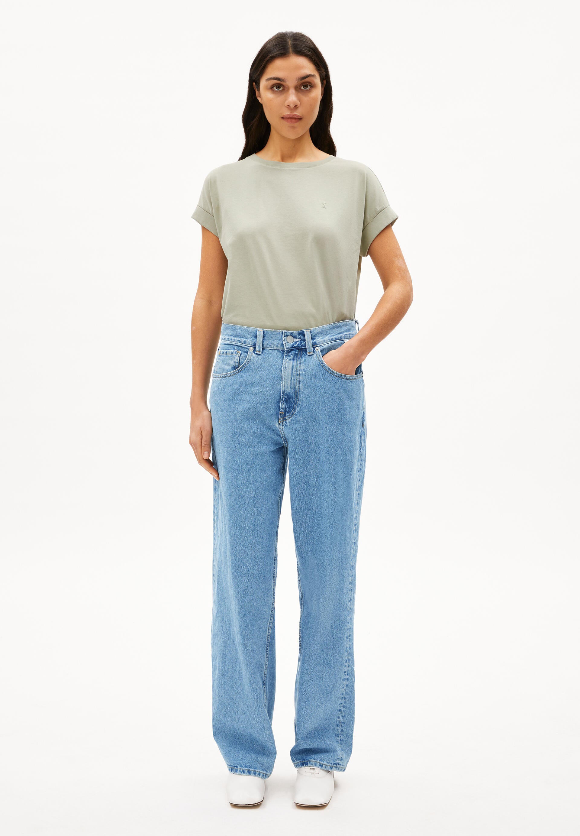 T-Shirt aus Bio-Baumwolle - 3052-seagreen - Grün