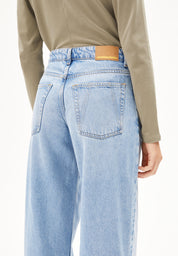 Jeans Wide Leg - 3045-noise - Blau