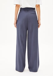 Stoffhose KAAYU Wide Leg - 3058-moonlight gray - Blau