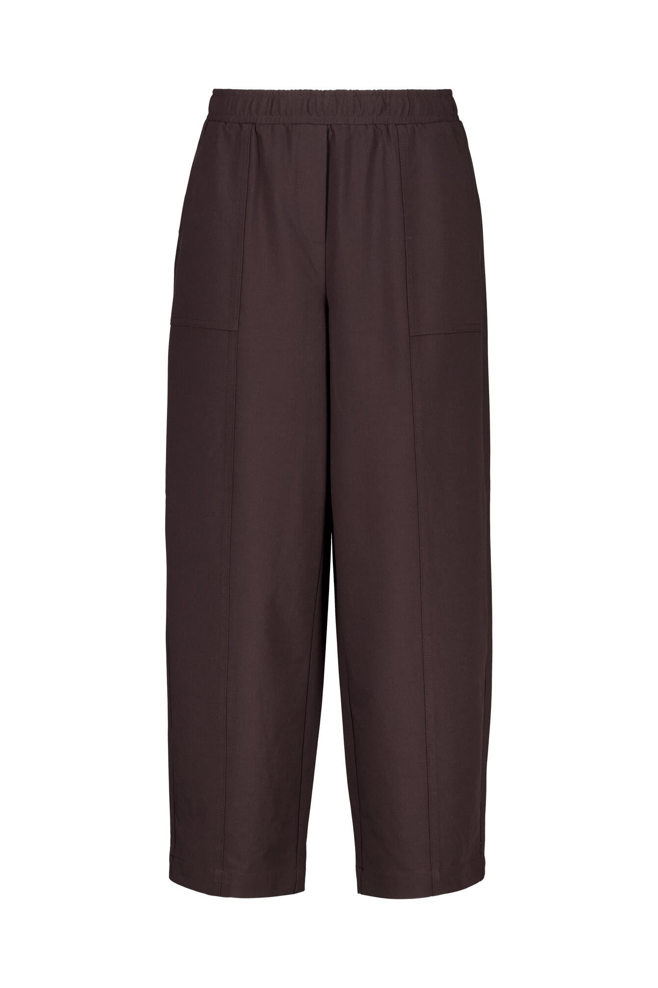 Hose Straight Leg - 20024-midnight brown - Braun