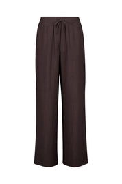 Hose MAROU CRINKLE Wide Leg - 20024-midnight brown - Braun