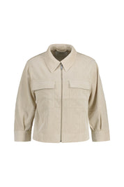 Kurzjacke aus Feincord - 20003-natural glaze - Beige