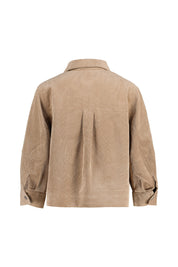 Kurzjacke aus Feincord - 20023-golden oak - Braun