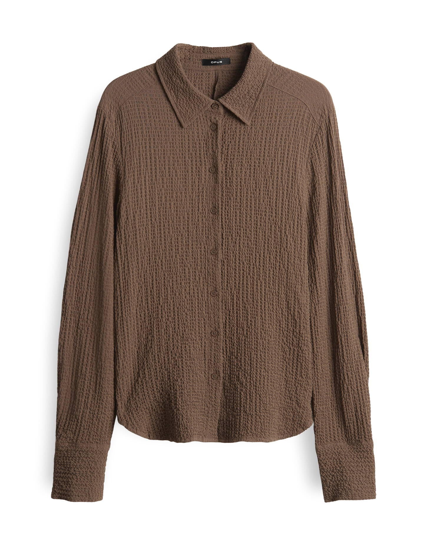 Bluse FRIVE aus Viskosemix - 20020-cocoa - Braun