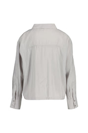 Bluse FAYRA aus Modal - 8056-hazy fog melange - Grau