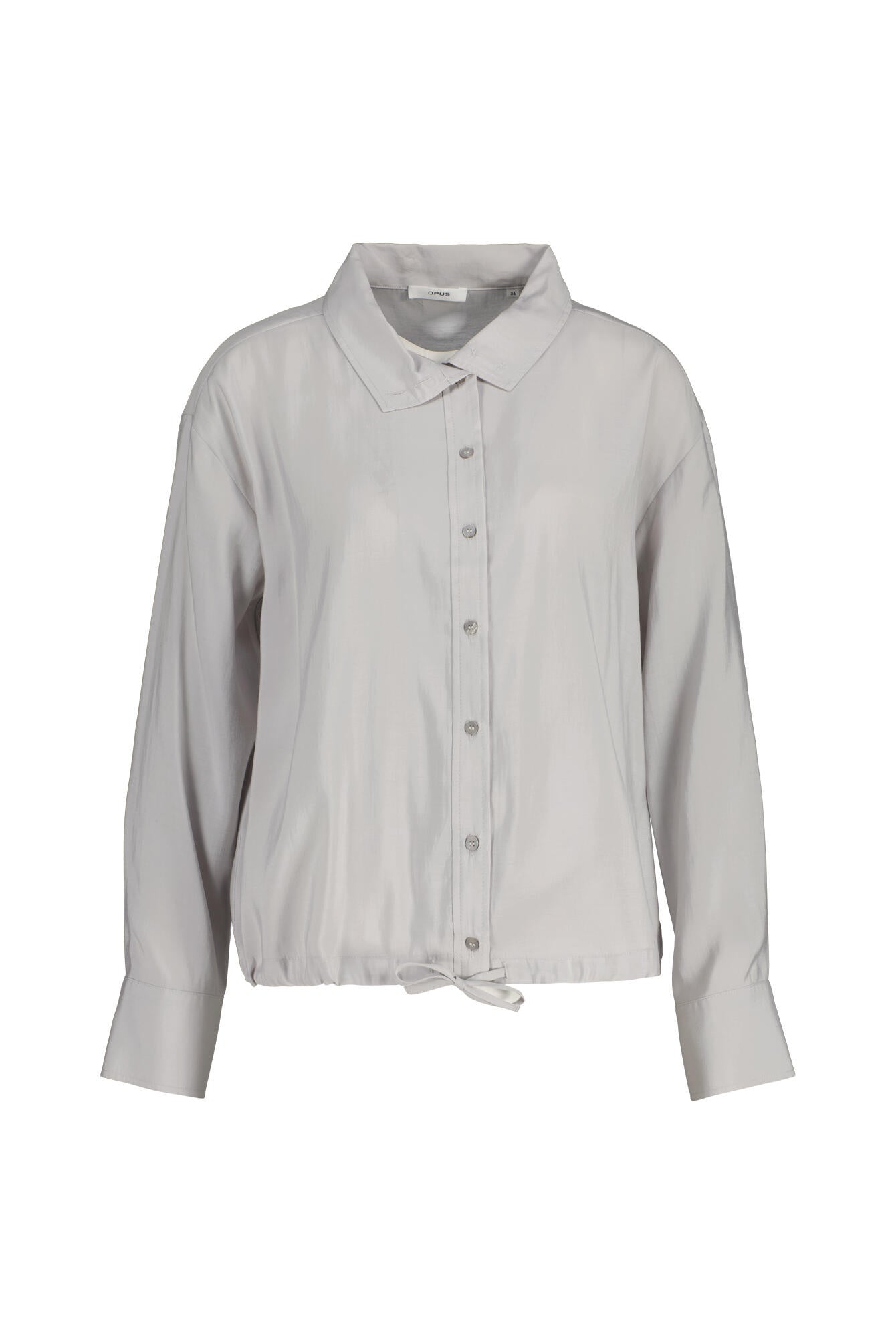 Bluse FAYRA aus Modal - 8056-hazy fog melange - Grau