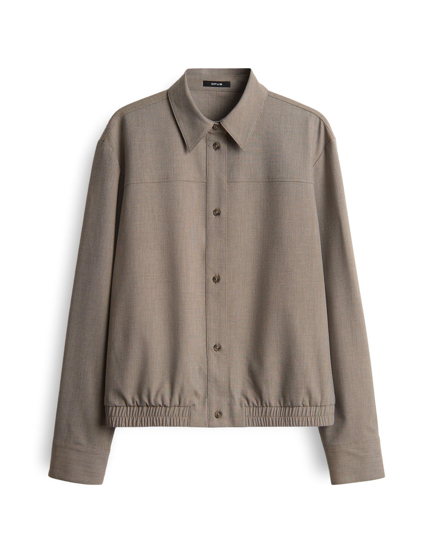 Bluse FJORDIS meliert - 20020-cocoa - Braun
