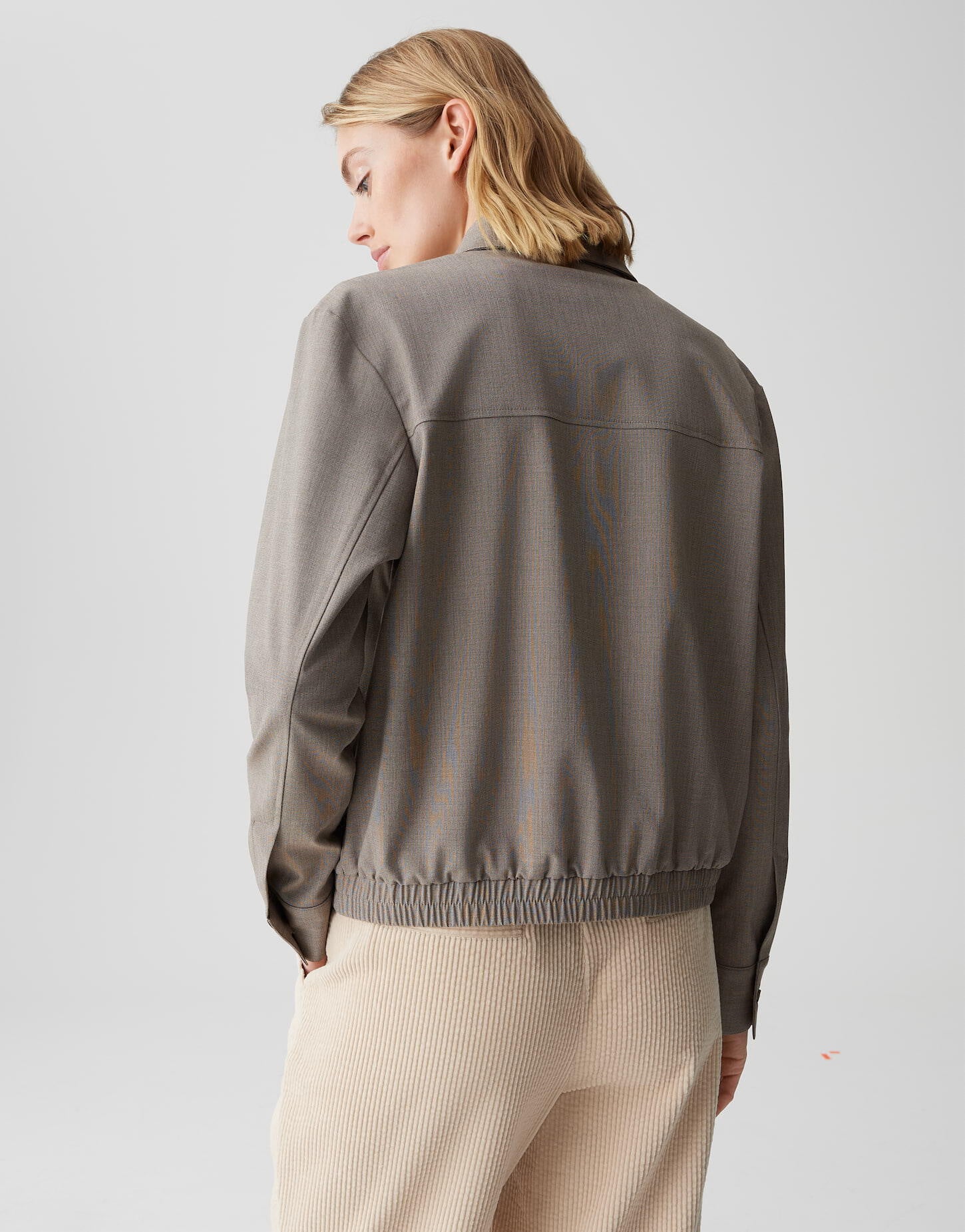 Bluse FJORDIS meliert - 20020-cocoa - Braun