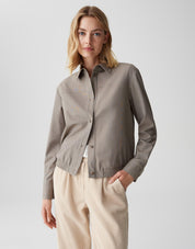 Bluse FJORDIS meliert - 20020-cocoa - Braun