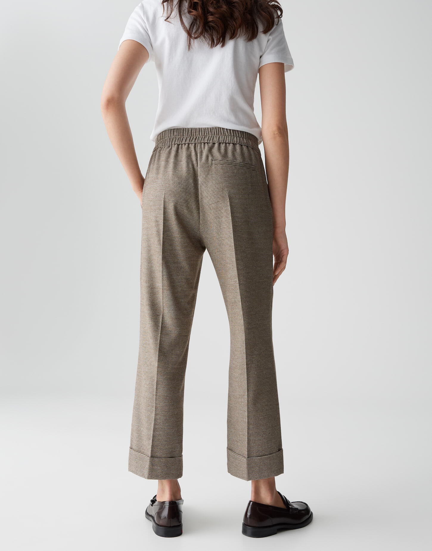 Schlupfhose MAIKITO PEPITA Wide Leg - 20020-cocoa - Braun