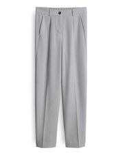 Businesshose MAIGA Wide Leg - 8056-hazy fog melange - Grau