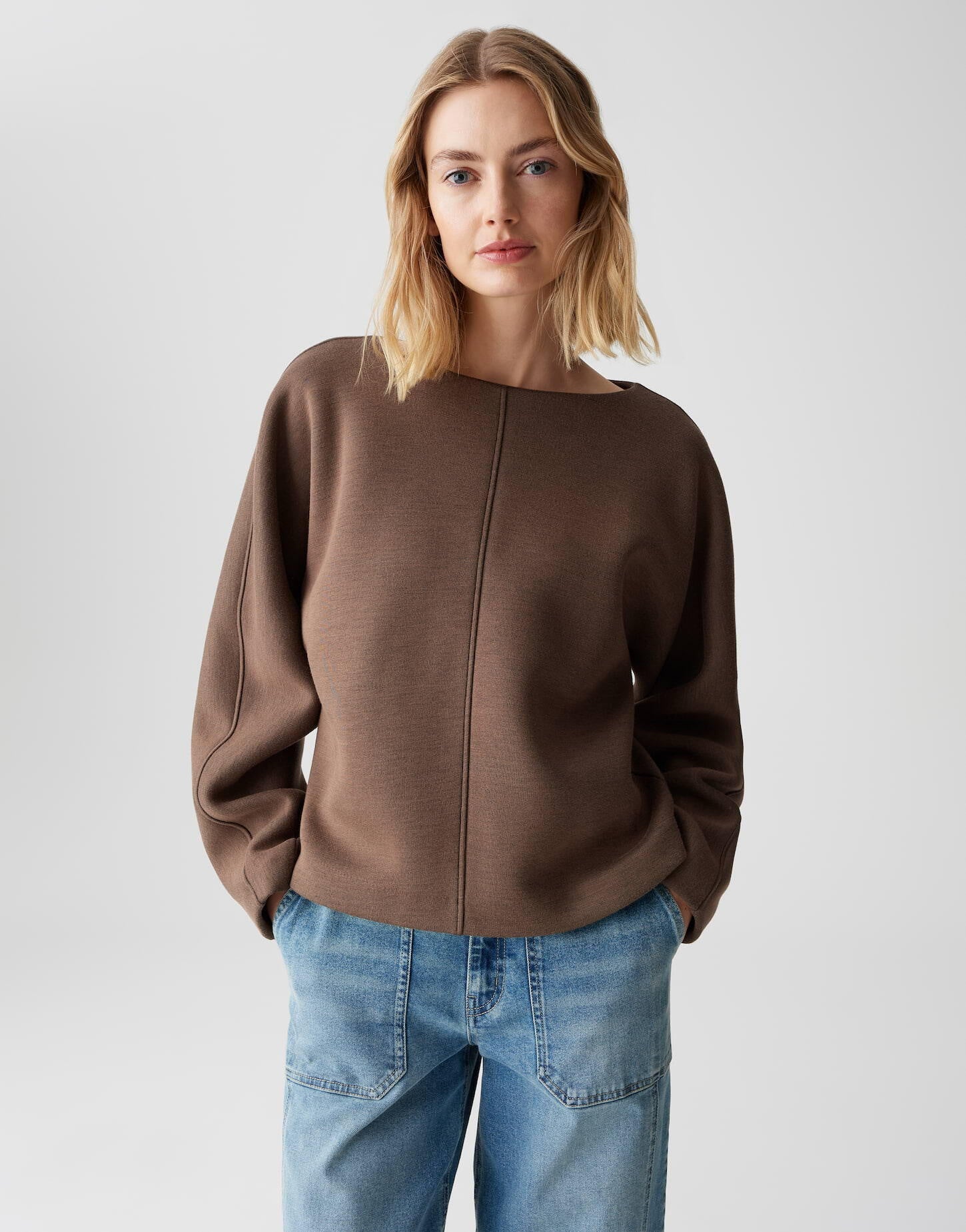 Sweatshirt GILAN Viskosemix - 20020-cocoa - Braun