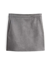 A-Linienrock Mini RELVINA - 8072-easy grey - Grau