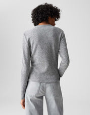 Strickjacke SALTUS aus Viskosemix - 8072-easy grey - Grau