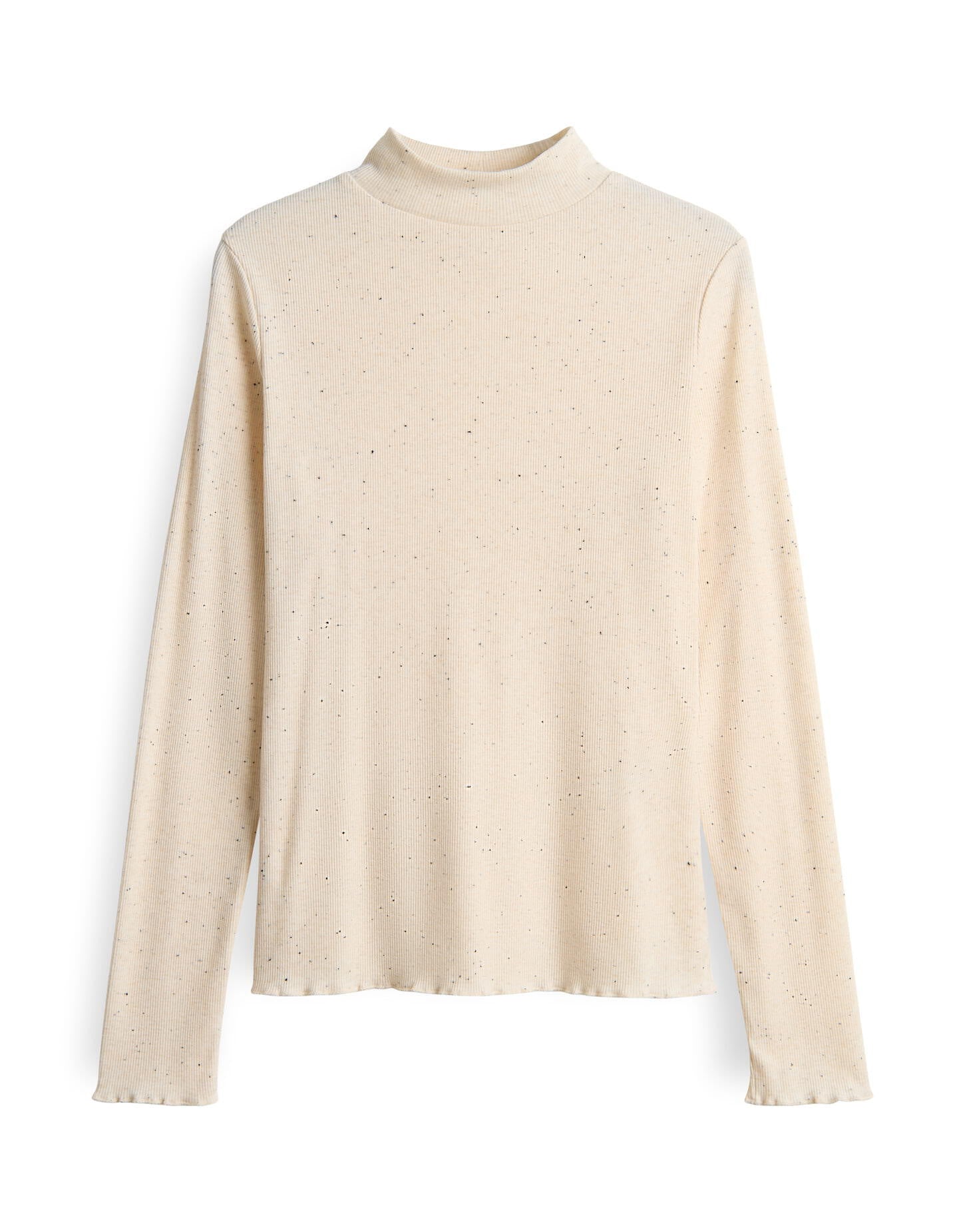 Rippshirt SUHANNA CURLY - 1006-soft cream - Creme