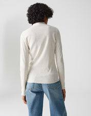 Rippshirt SUHANNA CURLY - 1006-soft cream - Creme