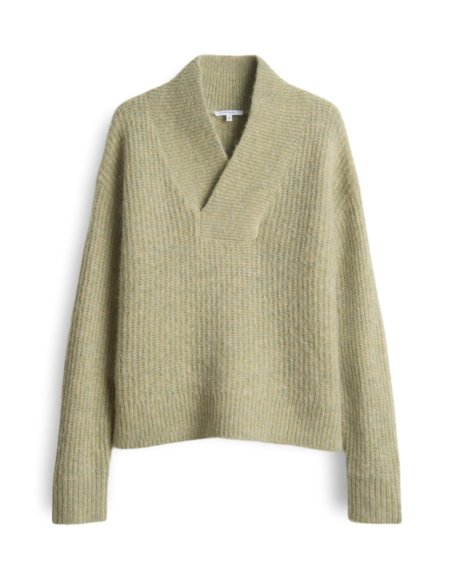 Strickpullover PONELOPE aus Wollmix - 30041-soft matcha - Grün