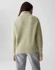 Strickpullover PONELOPE aus Wollmix - 30041-soft matcha - Grün