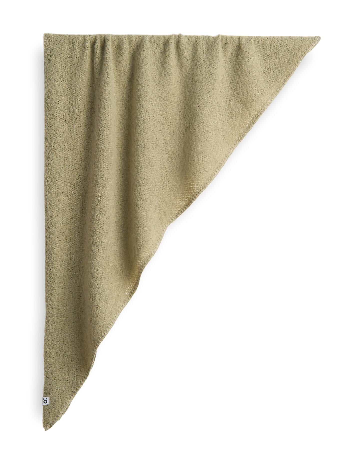 Dreieckstuch  AMADSI aus Bouclé Strick - 30041-soft matcha - Grün