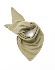 Dreieckstuch  AMADSI aus Bouclé Strick - 30041-soft matcha - Grün