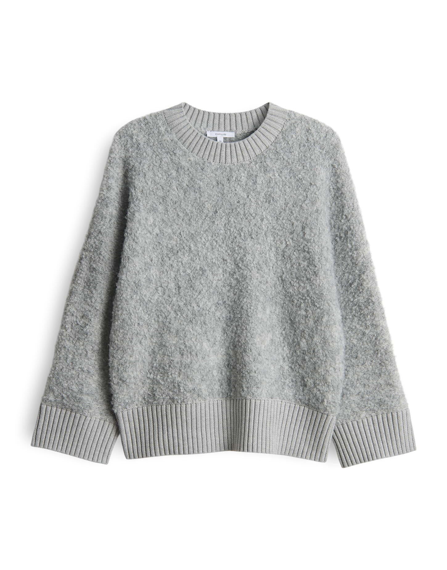Strickpullover PENNAN - 8056-hazy fog melange - Grau