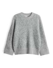 Strickpullover PENNAN - 8056-hazy fog melange - Grau