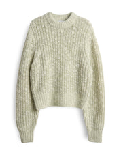 Strickpullover PALIZIA mit Stehkragen - 30041-soft matcha - Grün