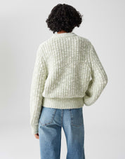 Strickpullover PALIZIA mit Stehkragen - 30041-soft matcha - Grün