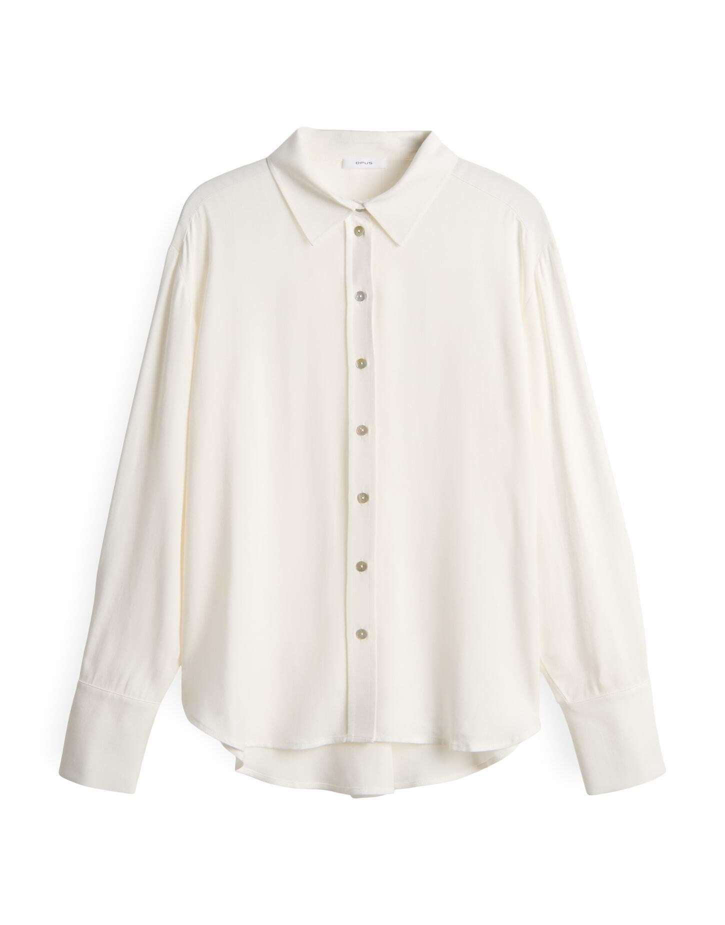 Bluse FAHLA aus Viskose - 1004-milk - Weiß