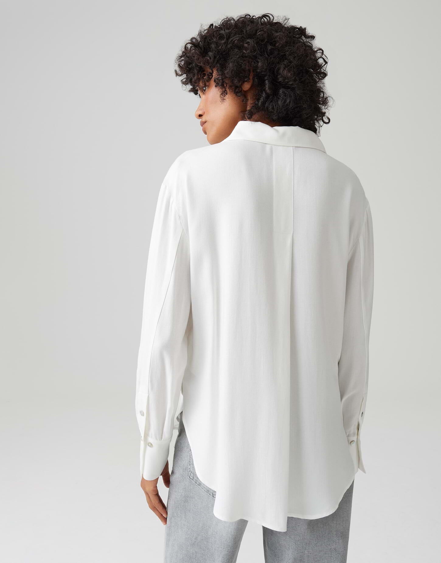 Bluse FAHLA aus Viskose - 1004-milk - Weiß