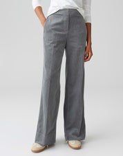 Joggpant MILENI CARGO Wide Leg - 8072-easy grey - Grau