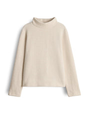 Strickpullover GAKIRA mit Stehkragen - 2088-macadamia - Beige