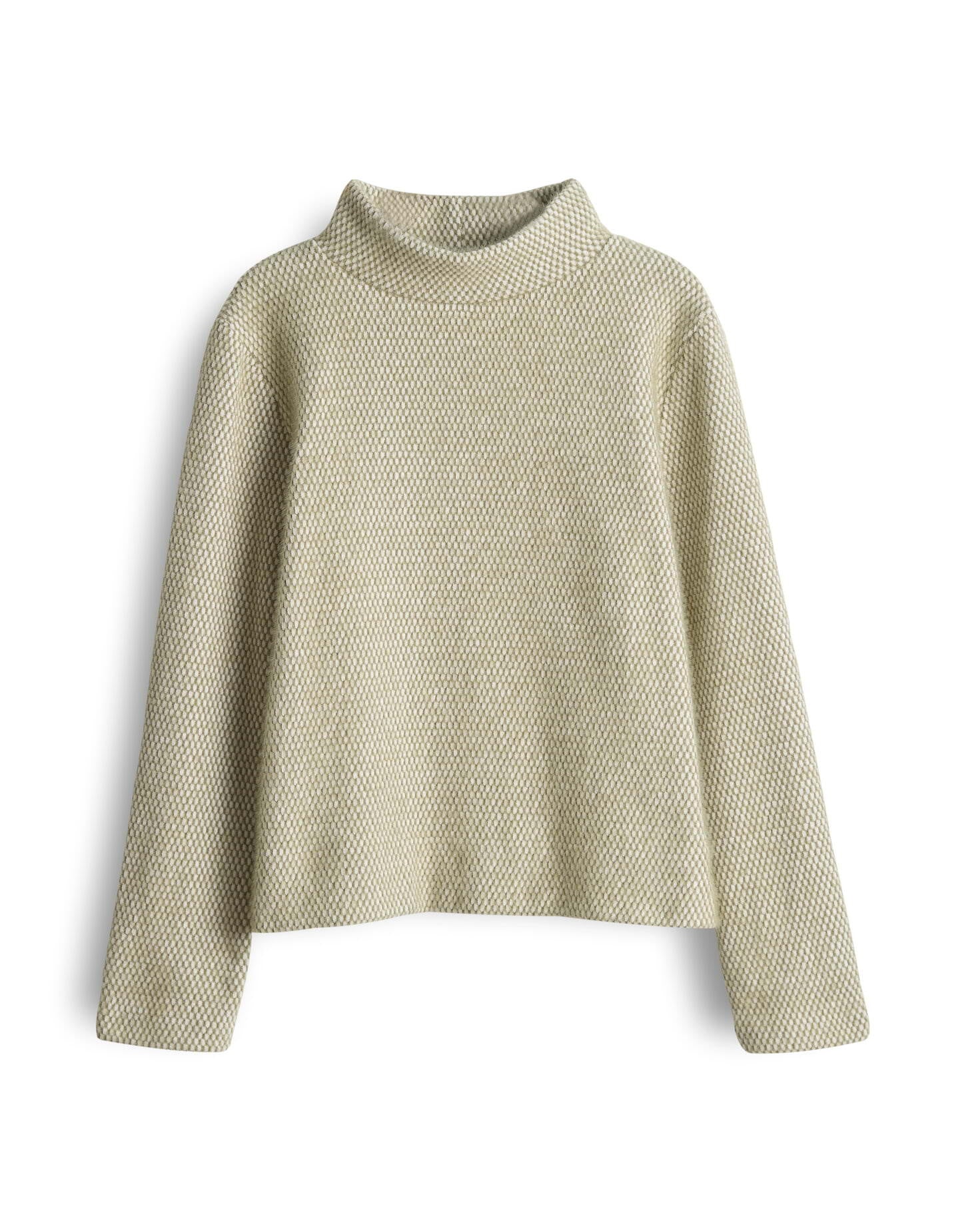 Strickpullover GAKIRA mit Stehkragen - 30041-soft matcha - Grün