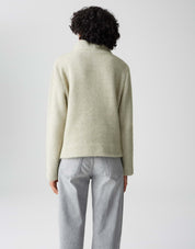 Strickpullover GAKIRA mit Stehkragen - 30041-soft matcha - Grün