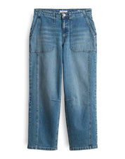 Jeans LOLAH Barrel Fit - 70277-mid modern blue - Blau