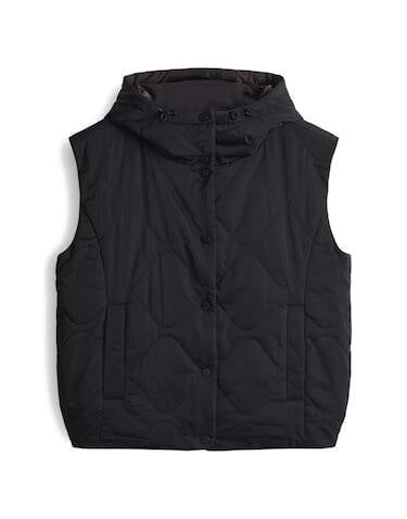 Weste WUSI mit Kapuze - 900-black - Schwarz