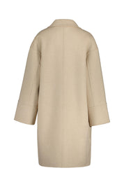 Wollmantel HAVILDA mit Reversekragen - 2088-macadamia - Beige